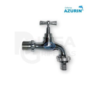 CAÑO JARDIN CROMADO PULIDO - AZURIN