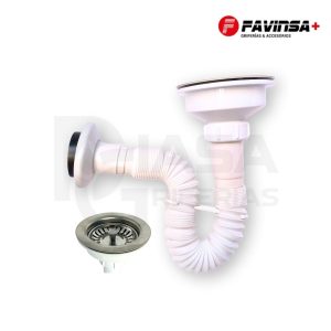 TRAMPA CORRUGADA PARA LAVADERO CON DES. 4" - FAVINSA