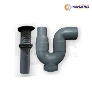 TRAMPA P" COMPLETA S/HUECO GRIS - ITALPLASTIC